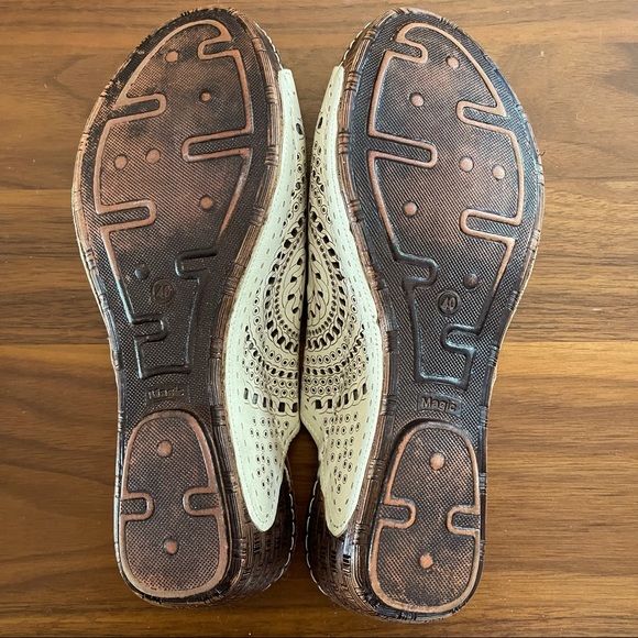 NWOT La Pinta Open Toe Wedges size 40 (9) - Picture 3 of 4